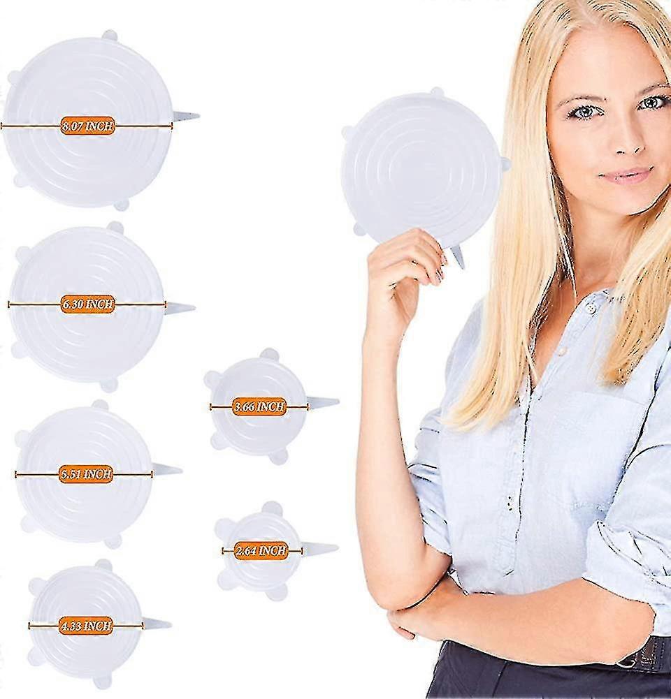 Silicone Stretch Lids, Reusable, Durable And Consumable Sealing Lids I