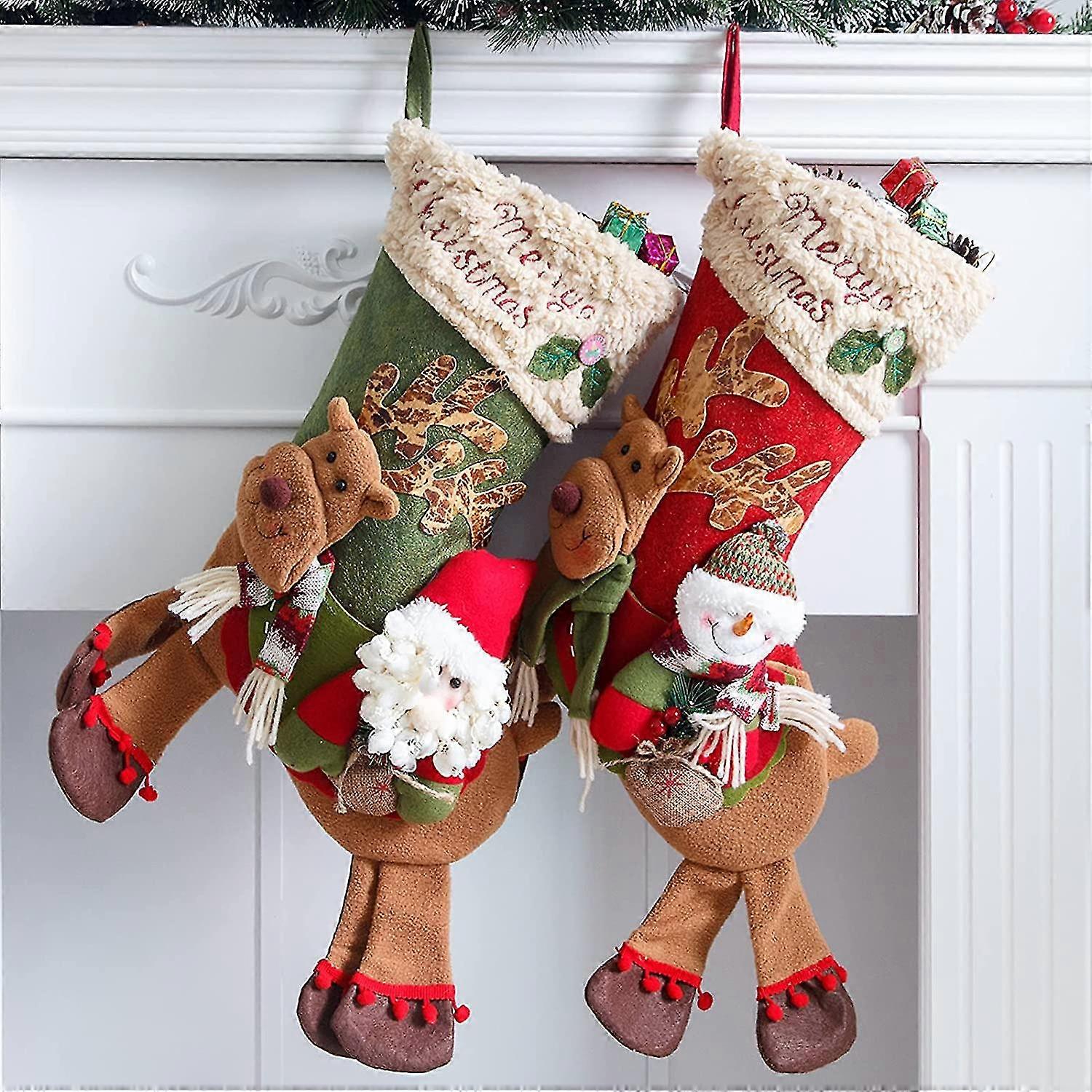 2 Pack Christmas Stockings