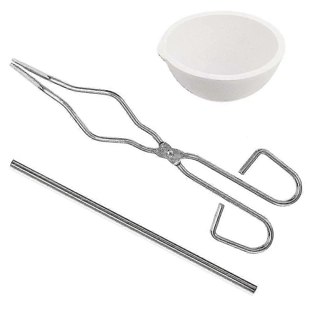 Graphite Crucible Set, 3 Pcs Ingot Mold Set