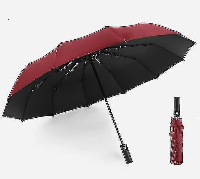 12-bone Three-fold Automatic Sun And Rain Dual-use Umbrellas, Creative Umbrellas(free Shipping)