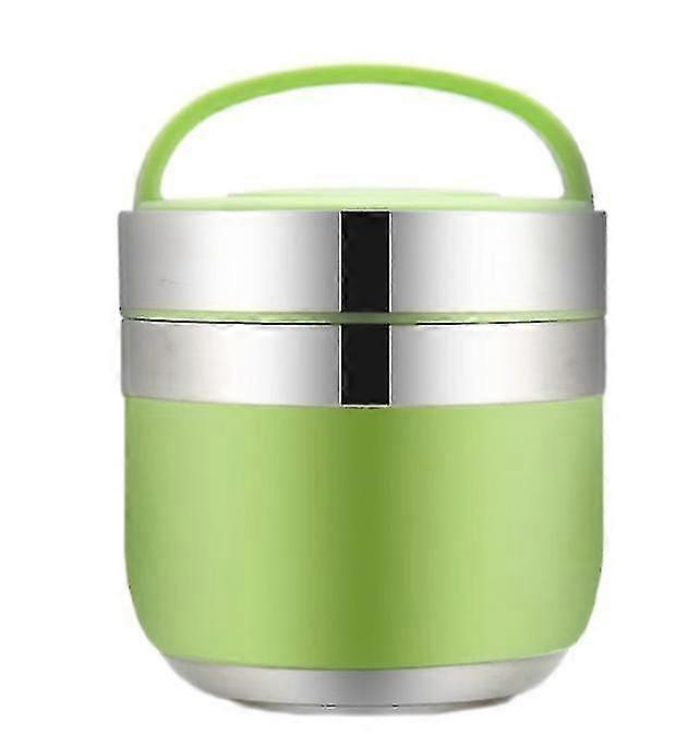 Double Layer Thickened Stainless Lunch Box Insulation Lunch Box Student Lunch Box