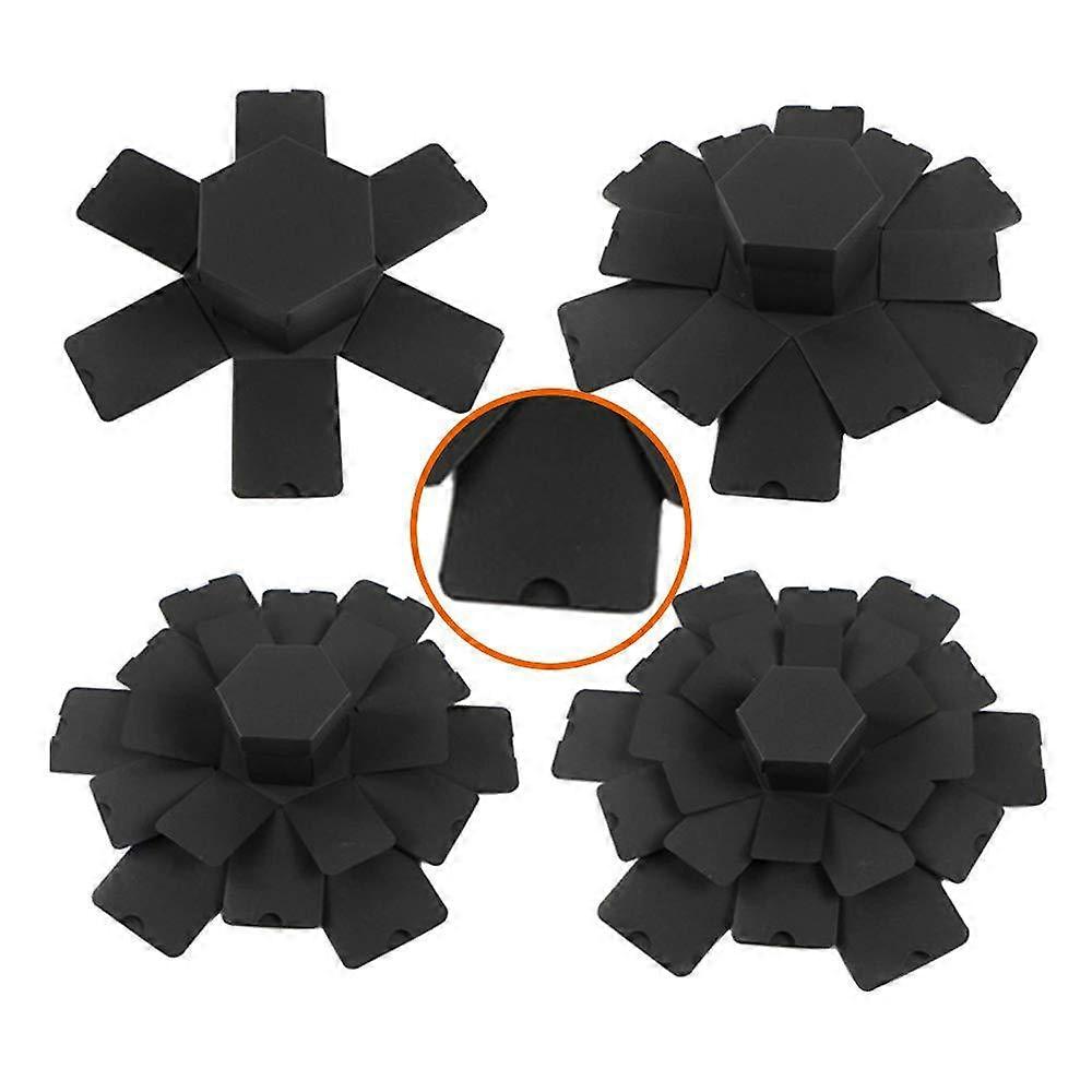 Explosion Box, Gift box - Hexagon Black