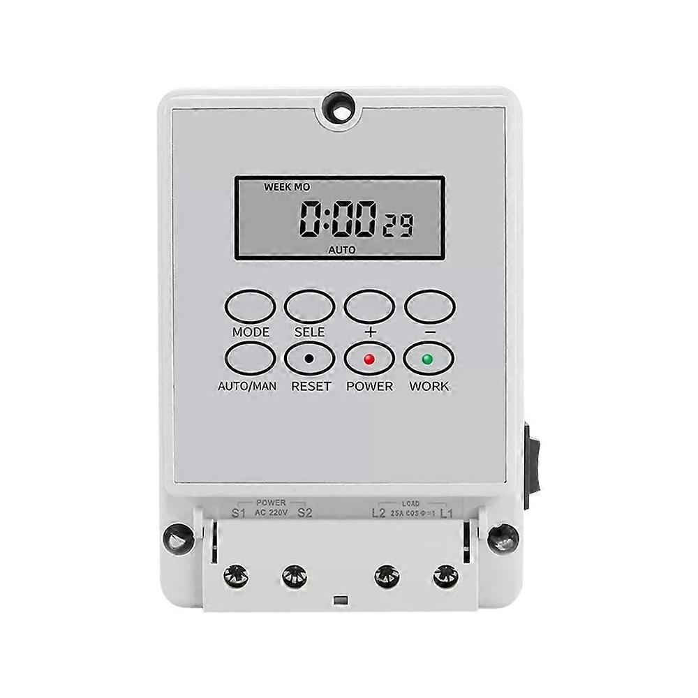 Digital Timer Switch Microcomputer Auto Bell Ring Controller Programmable 220V