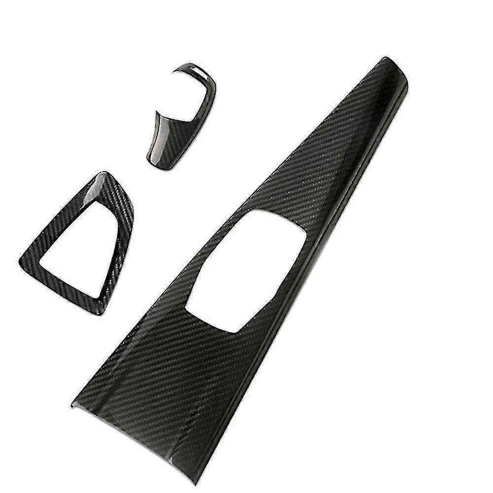 Car Shift Knob Button Panel Decoration Sticker Cover Kit Compatible With-bmw