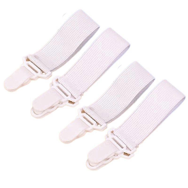 4Pcs/Set Bed Sheet Mattress Blankets Elastic Grippers Fasteners Clip Holder