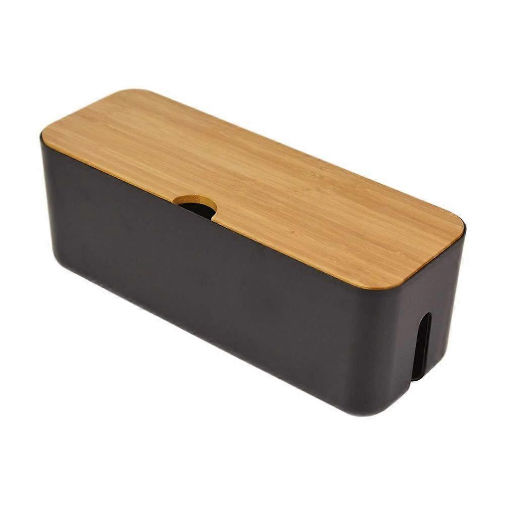 Cable Management Box Small White Cable Organizer Box Black