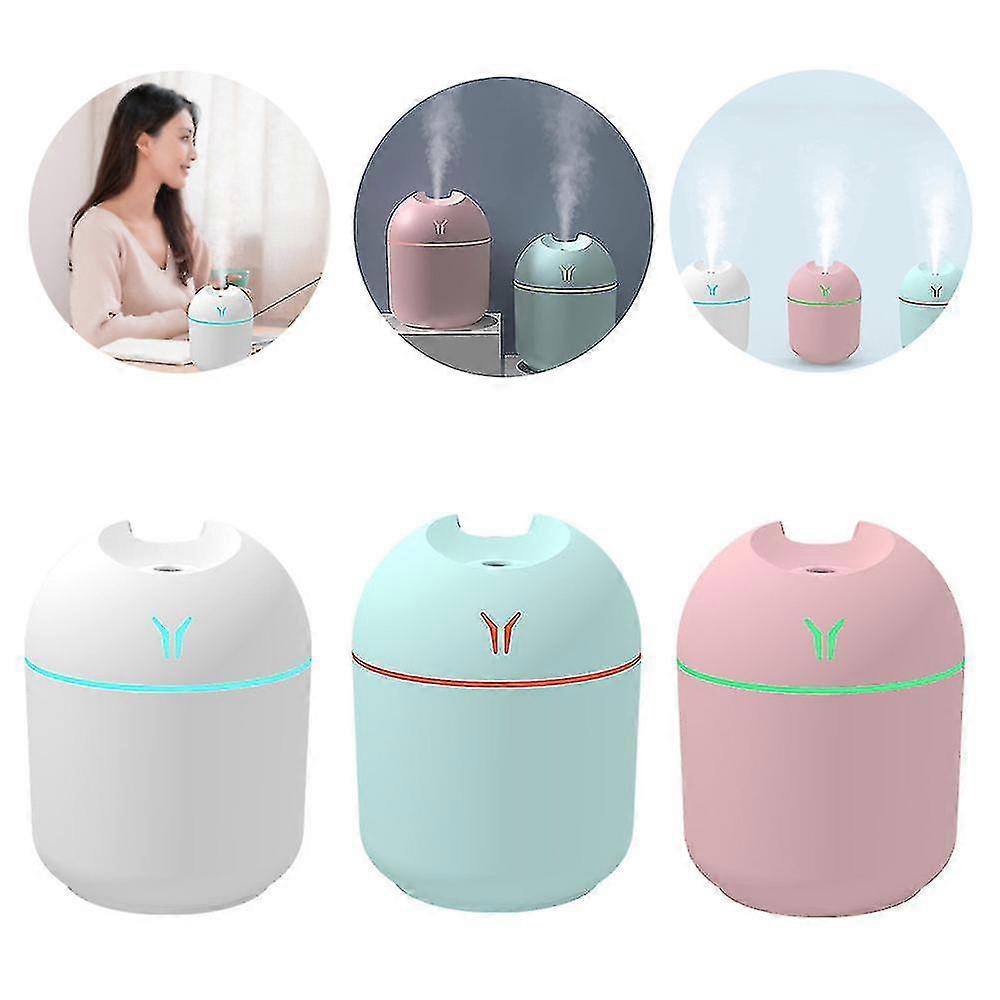Usb Mini Humidifier Mini Air Humidifier 250ml Ultrasonic Mist Maker Led Night Lamp Diffuser