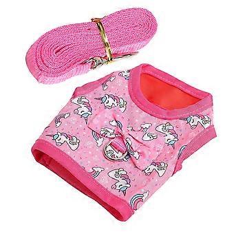 Rabbit Harness Leash Cute Vest for Chinchilla Hamster Guinea Pig and Bunny