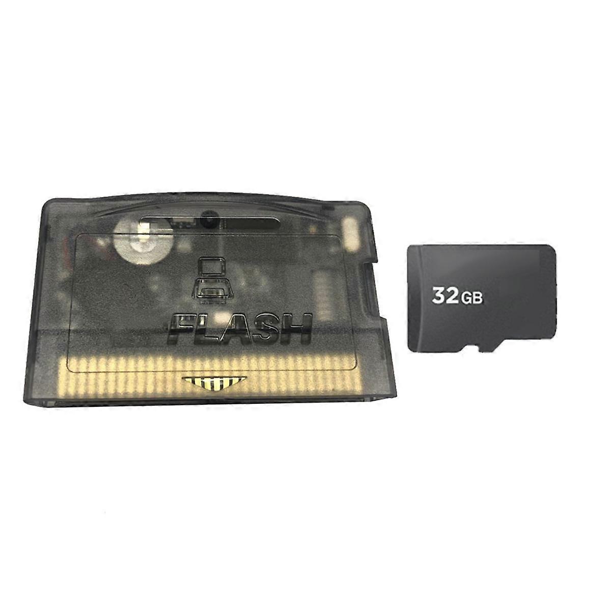 EZ-FLASH決定版EZODEのEZ4ゲームカセット+ 32GカードリアルタイムクロックサポートTFカード128GB用