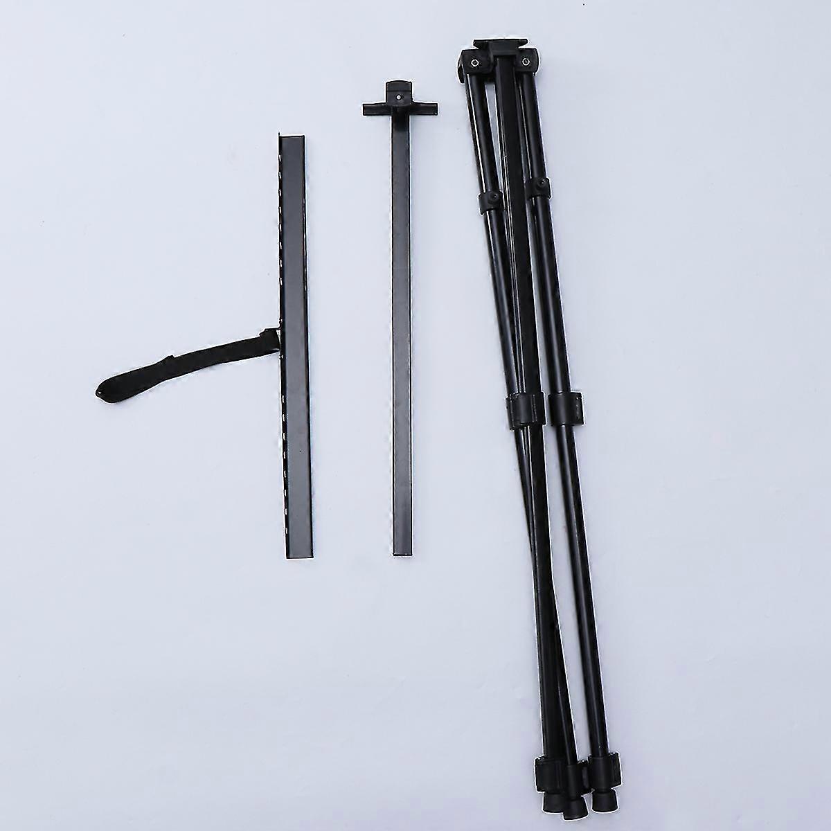 1pc Folding Iron Tripod Portable Canvas Easel Display Stand With Carrying Bag 1.5m, Thickened Style