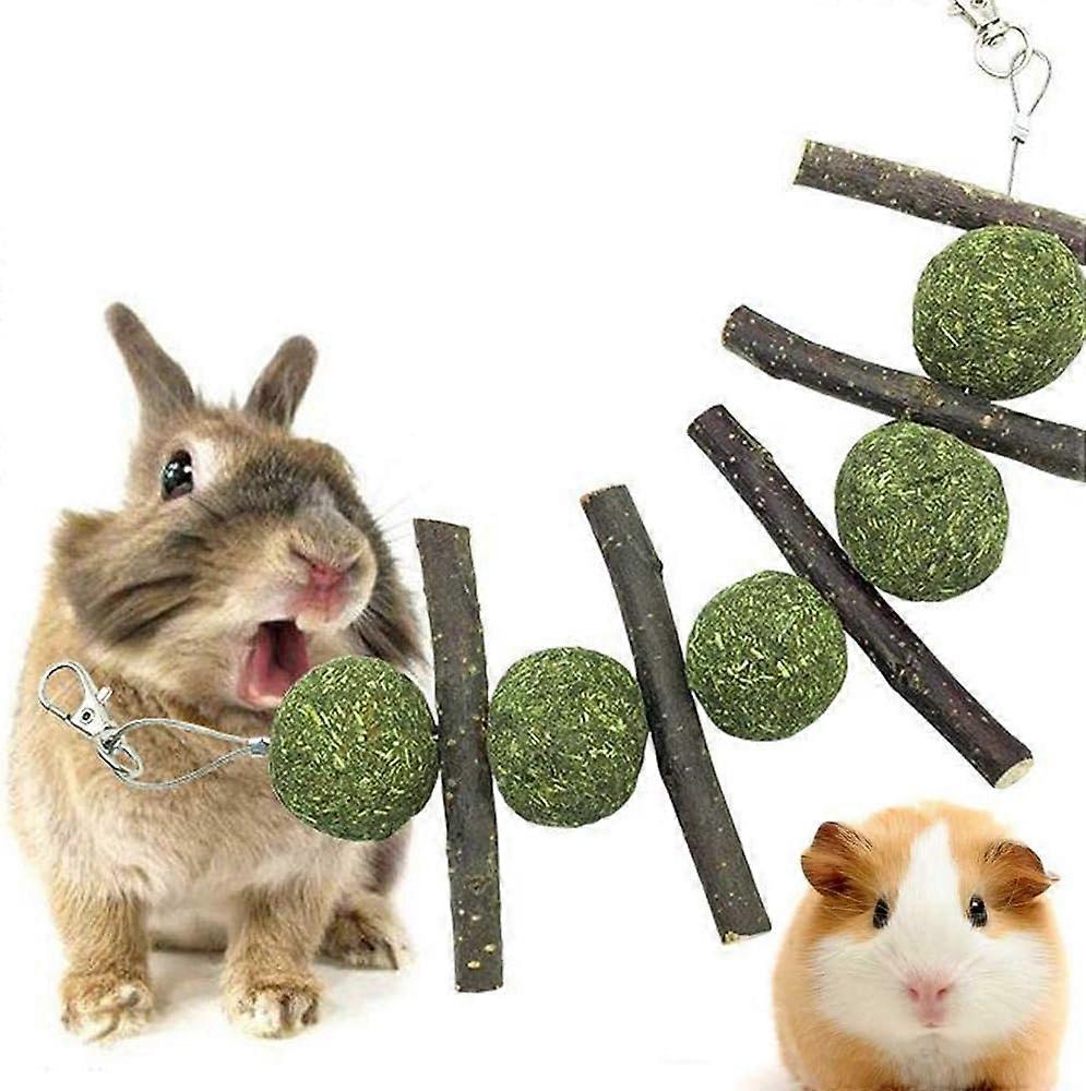 Chew Toys, Natural Apple Sticks Apple Tree Branches, Grinding Teeth Toys for Rabbits, Chinchillas, Hamsters, Guinea Pigs