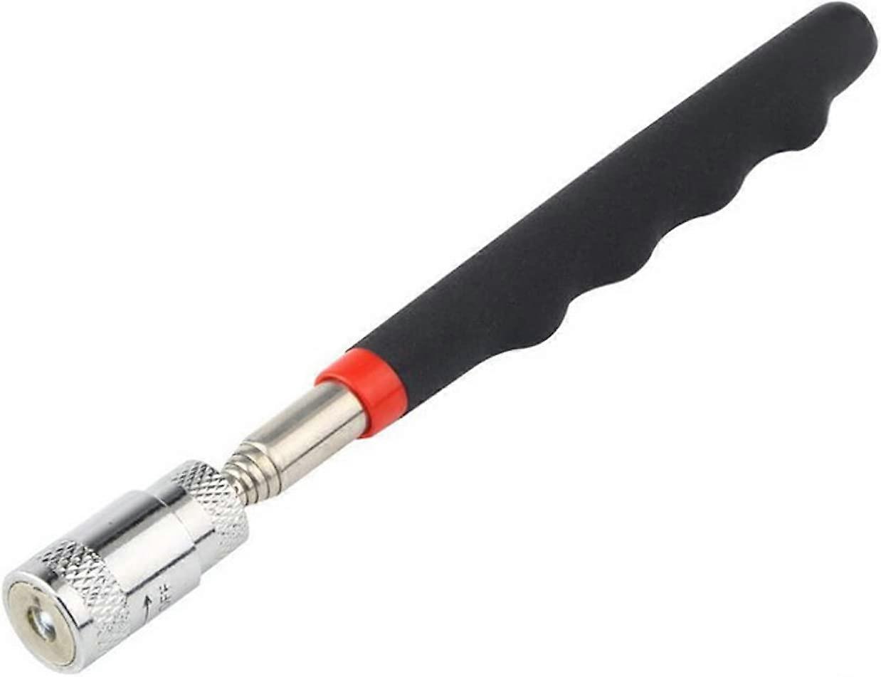 LED telescopic magnetic tool, extendable from 19cm to 80cm with LED light, magnetic telescopic tool, suitable for finding metal parts such as nuts, et
