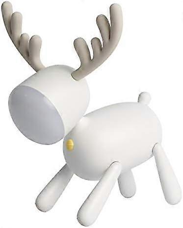 Adjustable Brightness White Bedside Lamp Bedroom Decor Children's Gift