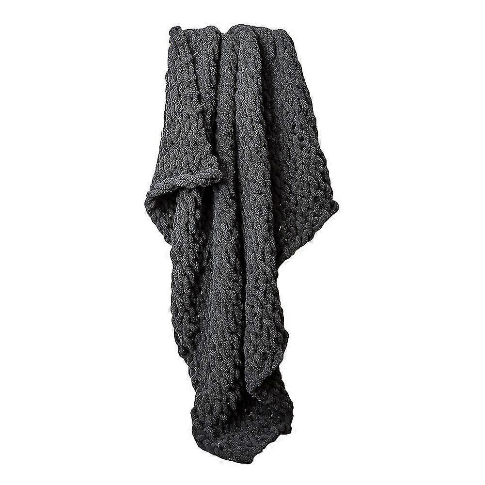 Chenille Handmade Thick Thread Blanket Soft Woven Blanket