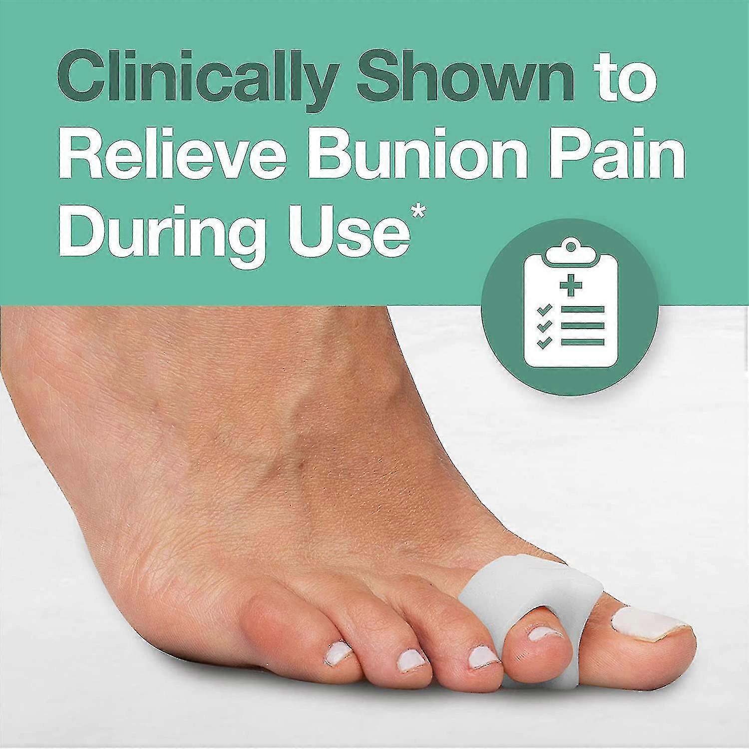 8pcs Toe Separator For Overlapping Toes, Bunions, Big Toe Alignment, Braces And Spacers