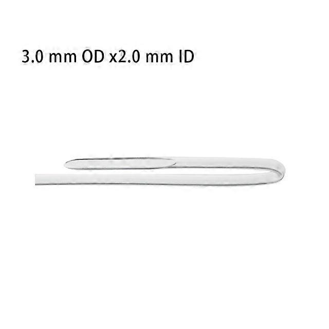 6PCS ακουστικό βαρηκοΐας Earmold λυγισμένο σωλήνα σωλήνα Prebent Επιλέξτε από 3.1 mm και 3.0 mm OD