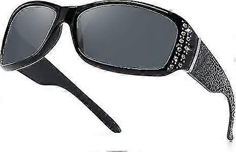 Ladies Polarized Sunglasses With Rhinestones