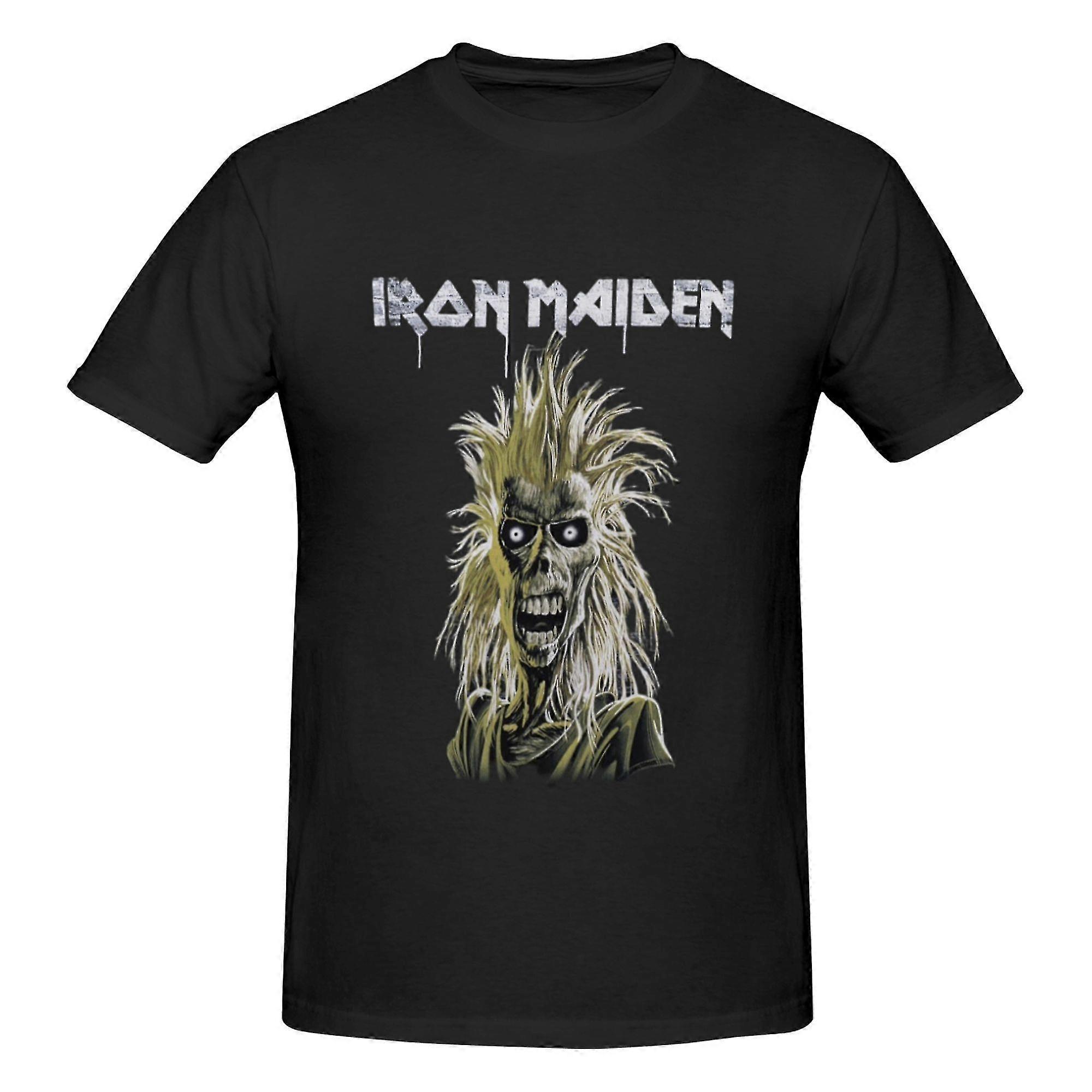 T-shirt Iron Maiden « Eddie 40th Anniversary » - Neuf Avec étiquettes, Unisex, Noir, Manches Courtes