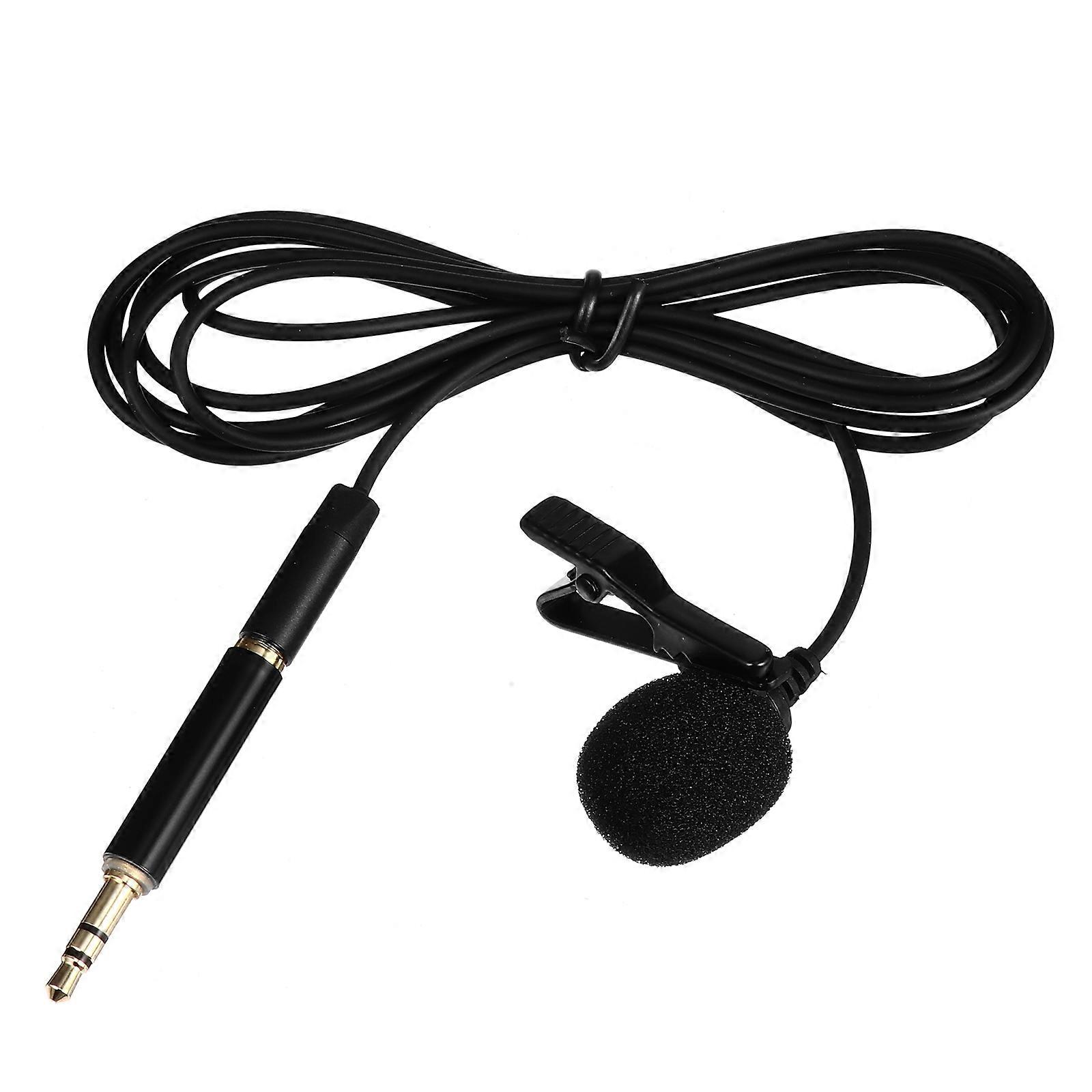 1 Set Professional Podcast Microphone Omnidirectionnel Microphone à condensateur 1.5m