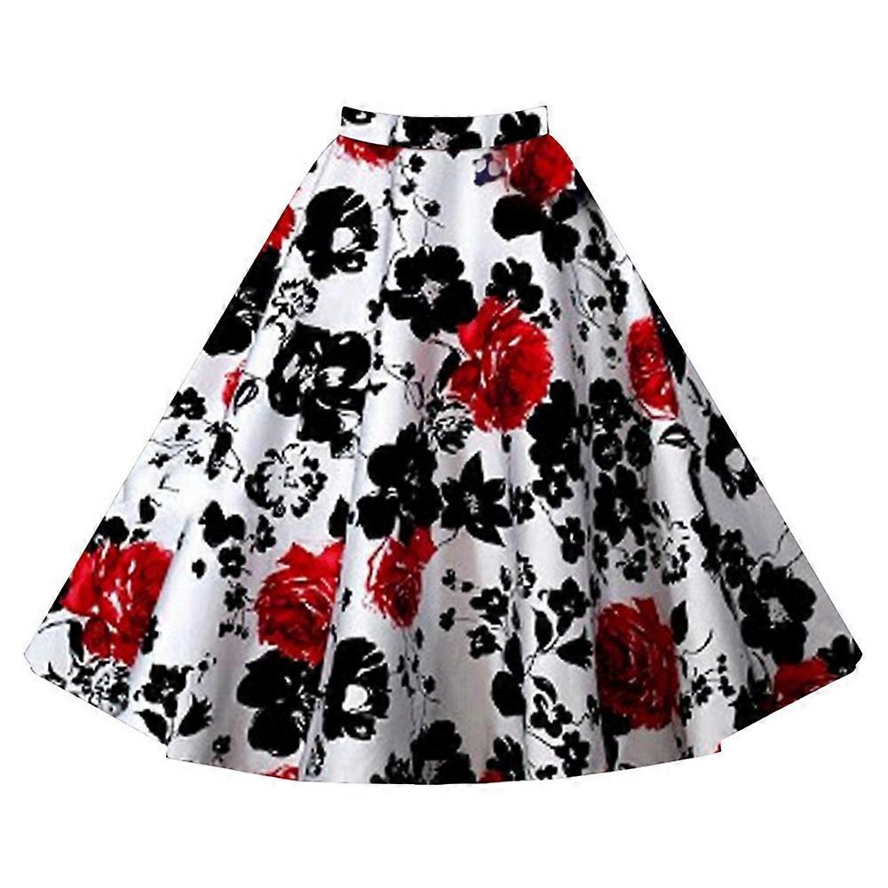 Hepburn Style Vintage Bubble Jupe Plissée A-line