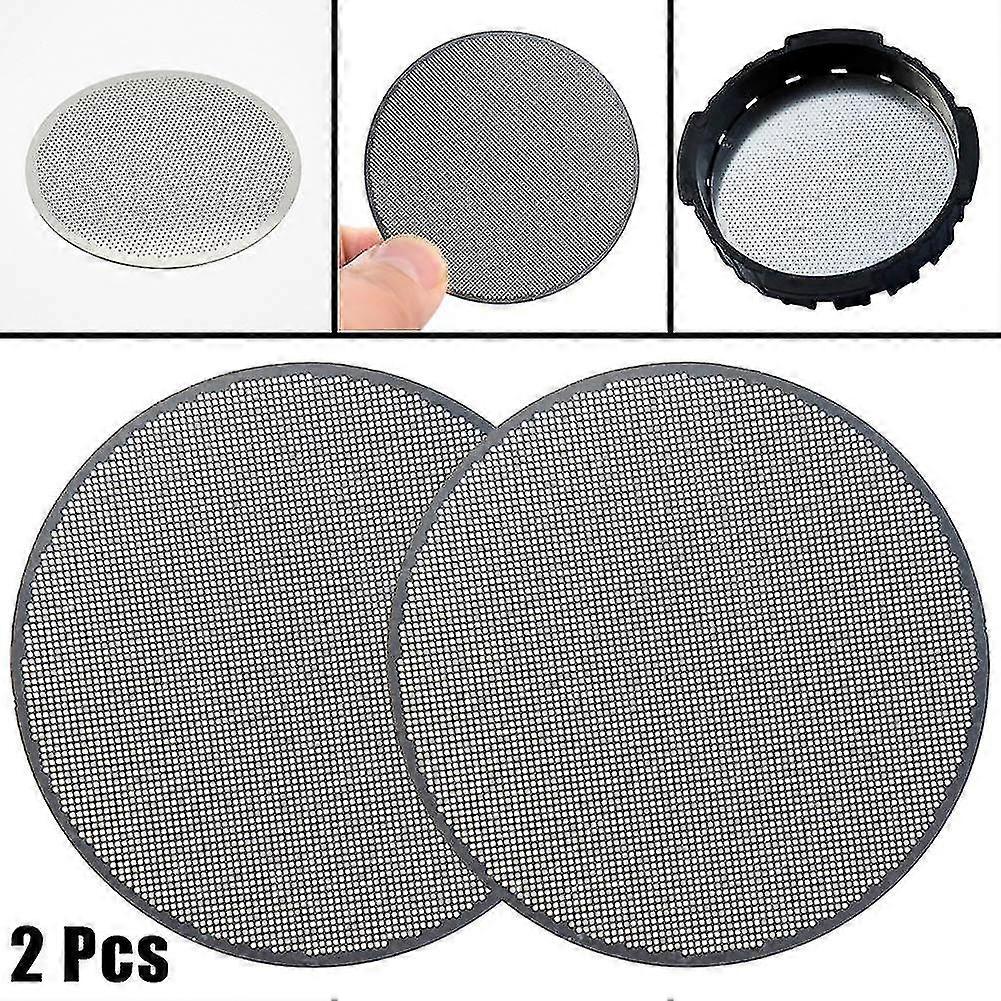2pcs/set Stainless Steel Filter Compatible With Aeropress Coffee Maker Coffee Machine Filter Kitchen Accessories Reusable Filter