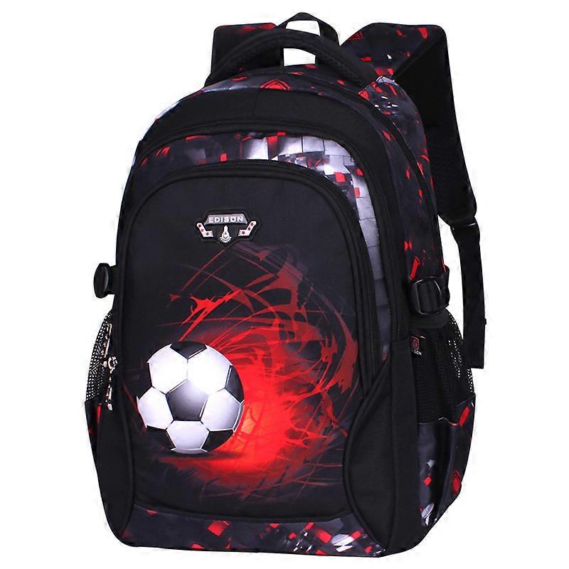 Student Backpack for Boys Lightweight weight Reduction, Cool Football Fashion Backpack for Boys Gift