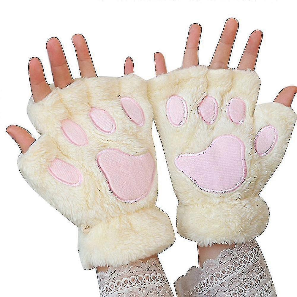 Cute Cat Paw Ladies Gloves