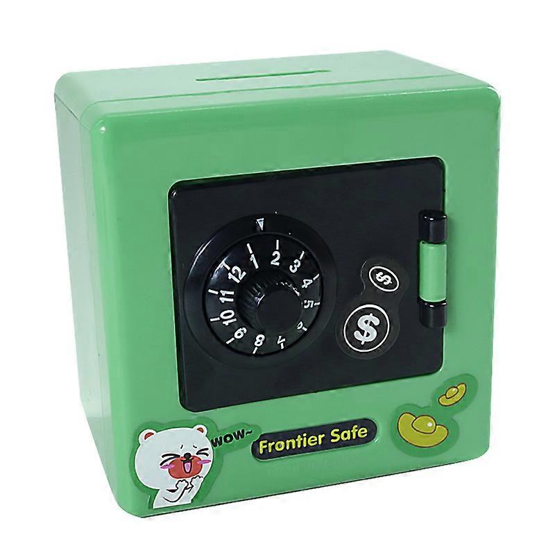 Mini children's password piggy bank simulated password secure piggy bank with cartoon pattern gift toys suitable for children ov