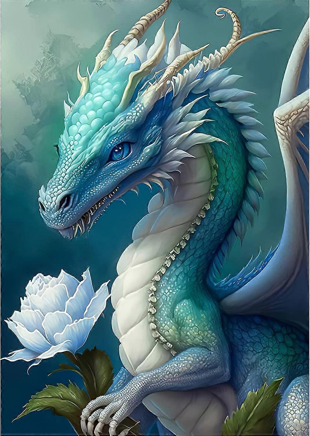 5D diamantmaleri 30x40cm Dragon O