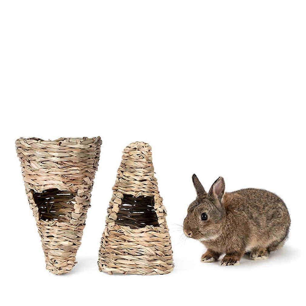Straw Rabbit Grass Fixed Feeding Cage Pet Rabbit Nest