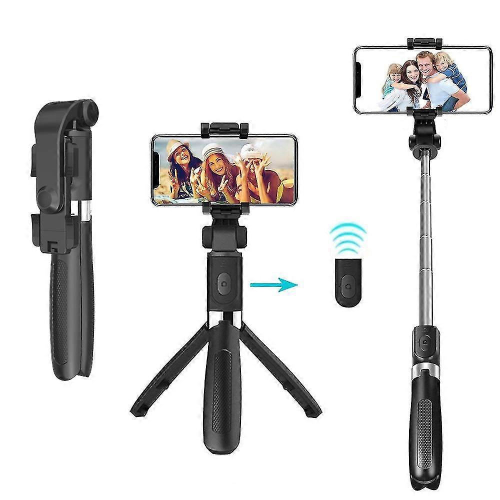 3 In 1 Bluetooth Selfie Stick With Phone Tripod Selfie Stick For Smartphone
