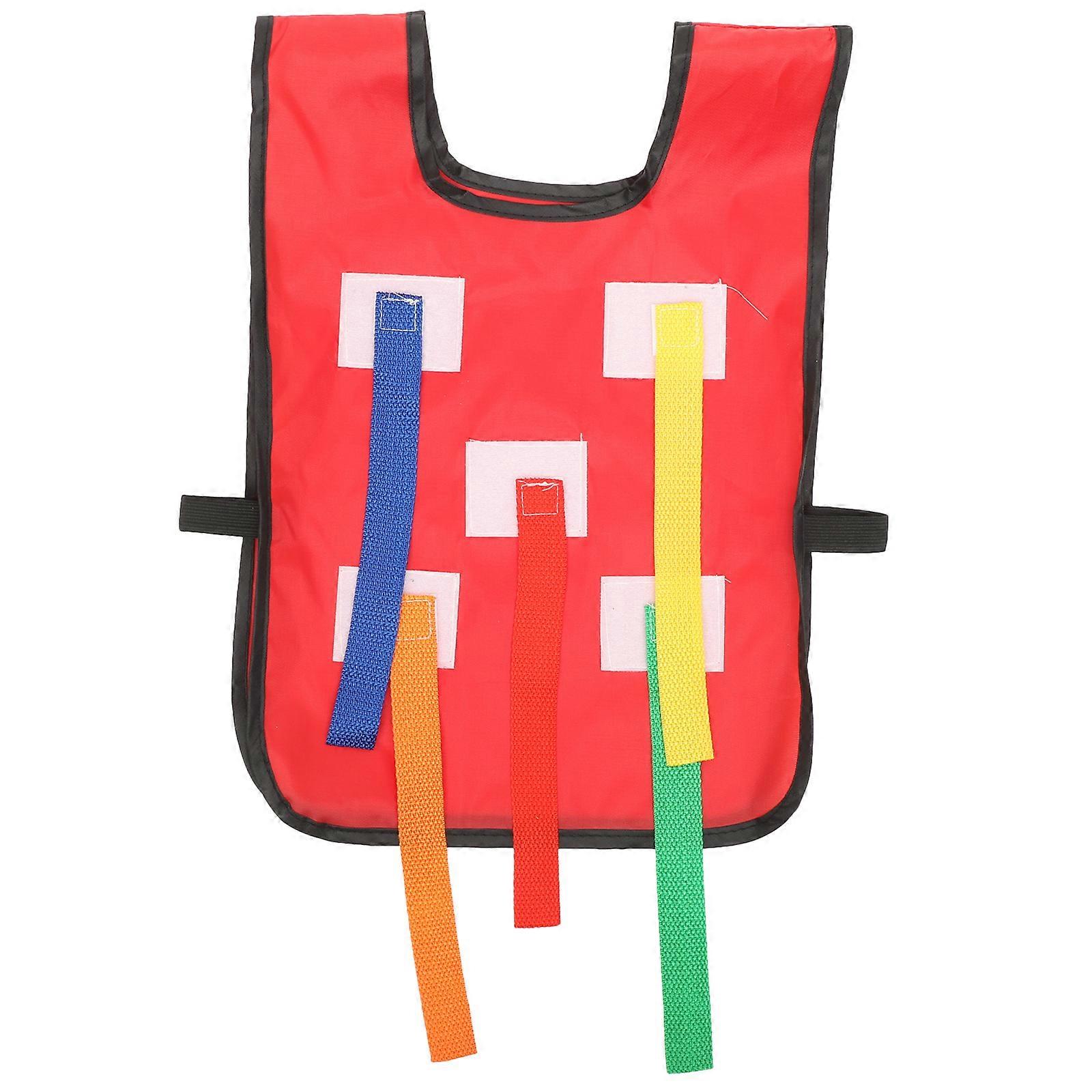 1 set of Interactive Game Toys Tail Game Kids Chasing Game Vest With Ribbon
