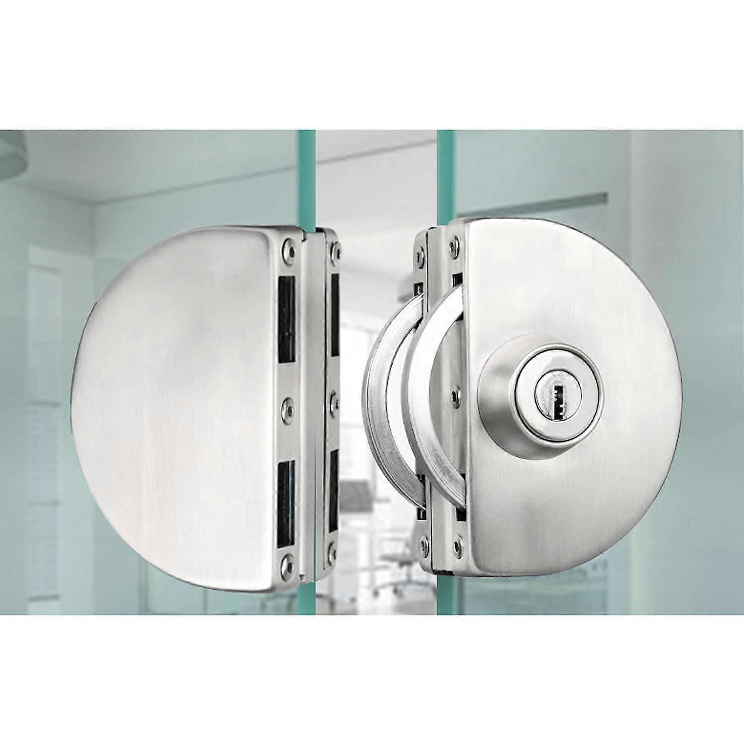Double door round lock