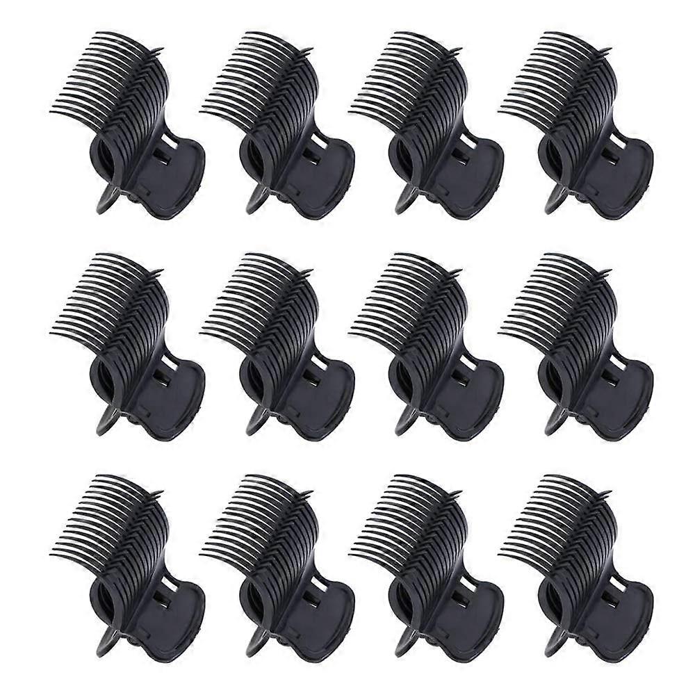 مشابك تجعيد الشعر، بلاستيك، للنساء، الفتيات، 12 قطعة