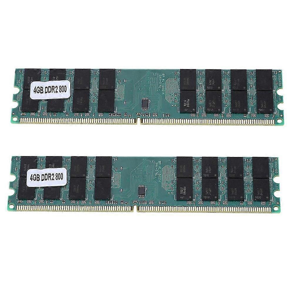 Exquisite Exquisite 2x 4gb 4g Ddr2 800mhz Pc2-6400 Computer Memory Ram Pc Dimm 240-pin Compatible Amd Platform For Amd