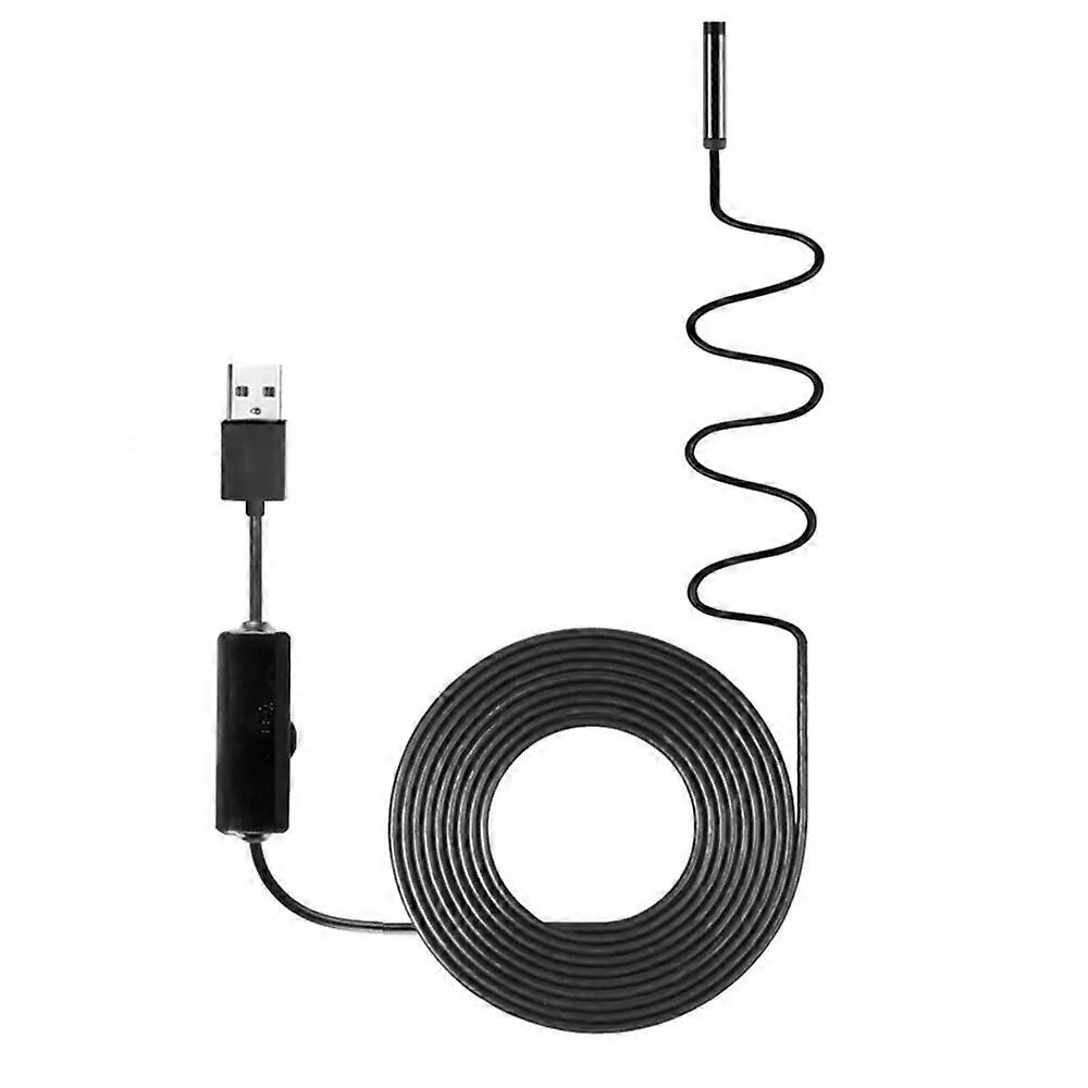 KKMOON 2/5/10m IP67 Waterproof USB Endoscope 1280*720 HD Industrial Borescope Inspection Camera Built-in 8pcs LEDs 8mm Lens