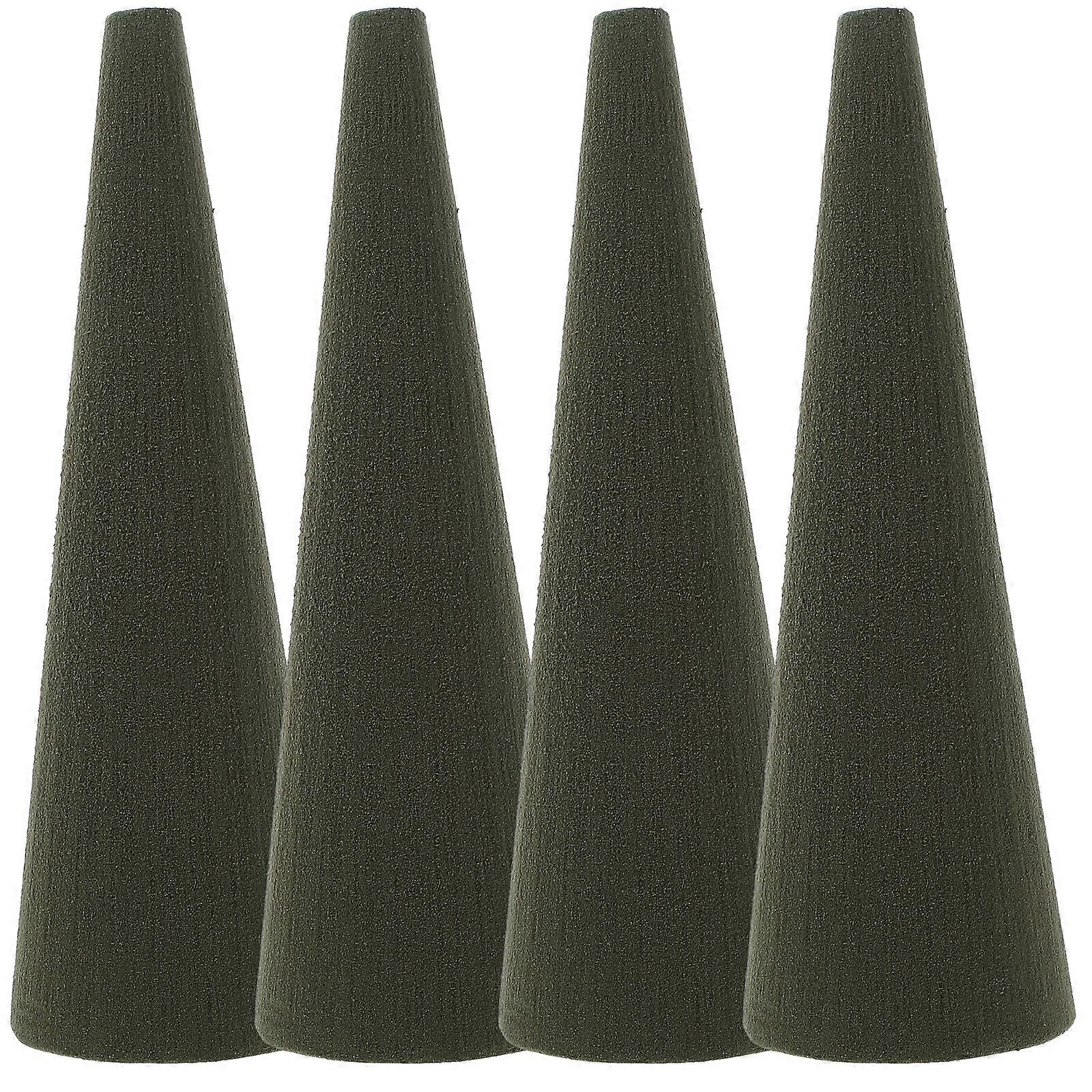 4pcs Flower Muds DIY Cone Shape Flower Muds Flower Diy Material Flower Arrangement Material