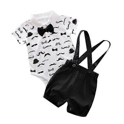 Baby Boys Gentleman Outfit Suits Infant Boys Short Pants Set