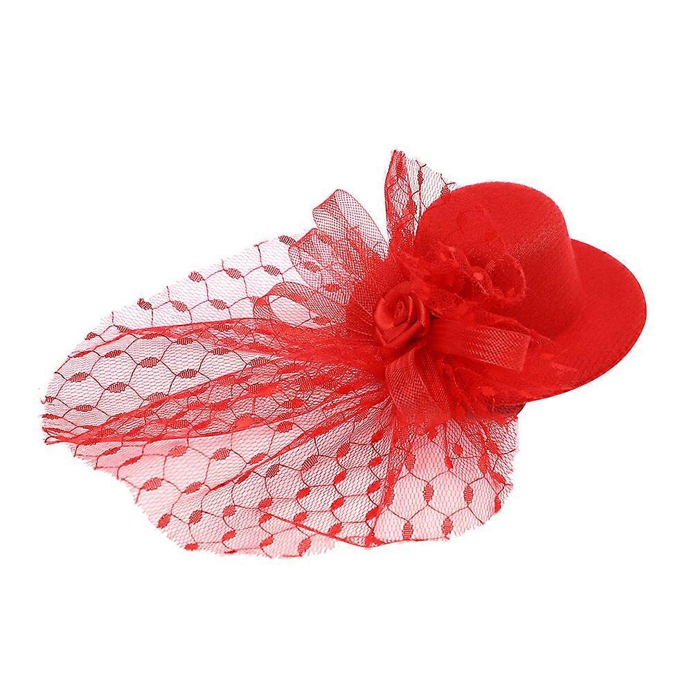 1pcs Dog Valentine's Day Hat Beautiful Dog Hat for Pet (Random Color and Pattern)