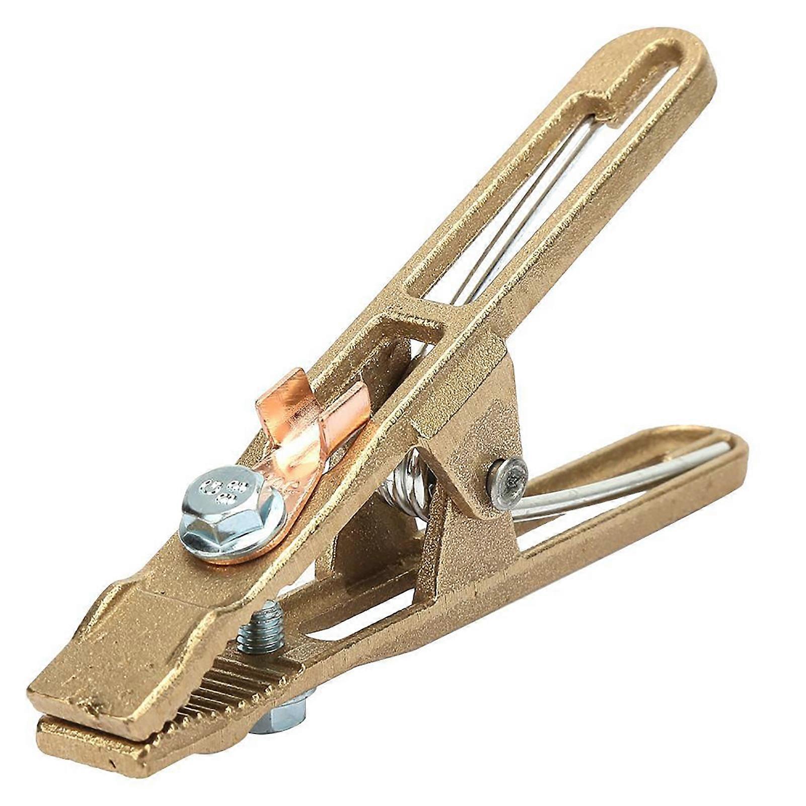Grounding Clamp A-shaped Antioxidant Brass Multipurpose Welding Ground Clamp for Shipyards JIKAIX