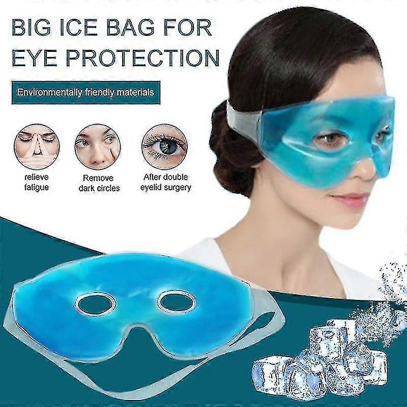 Cooling Ice Eye Mask Relieve Eye Fatigue Eliminate Dark Circles Sleep Eye Care