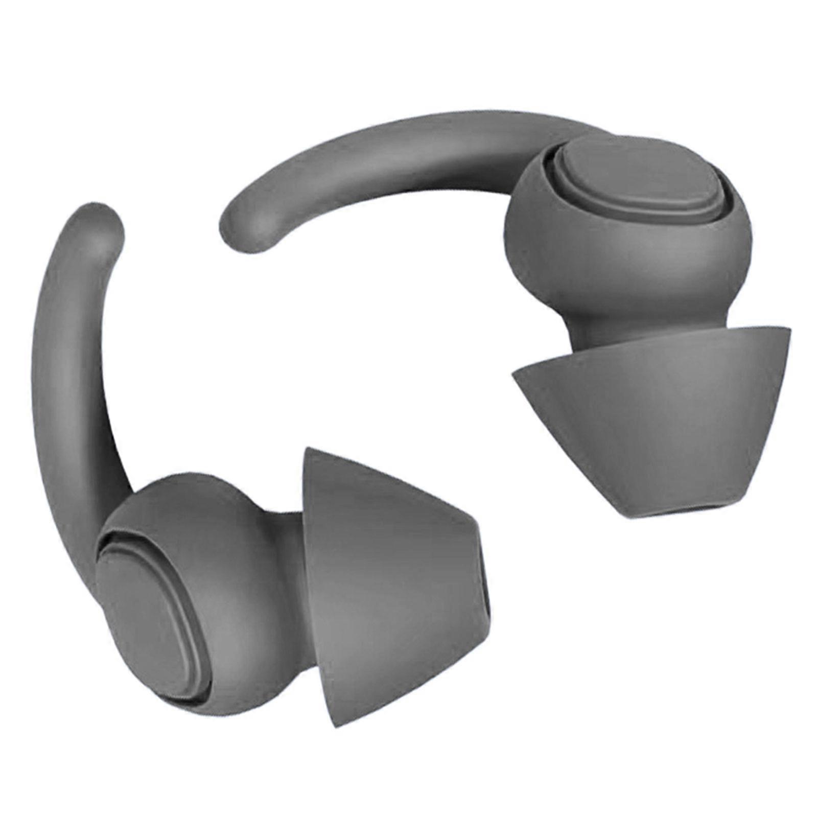 1 Set Ear Plugs with Storage Box Sound Insulation Safe Noise Reduction Sleeping Ear Protector Earplugs Daily Use QingHai