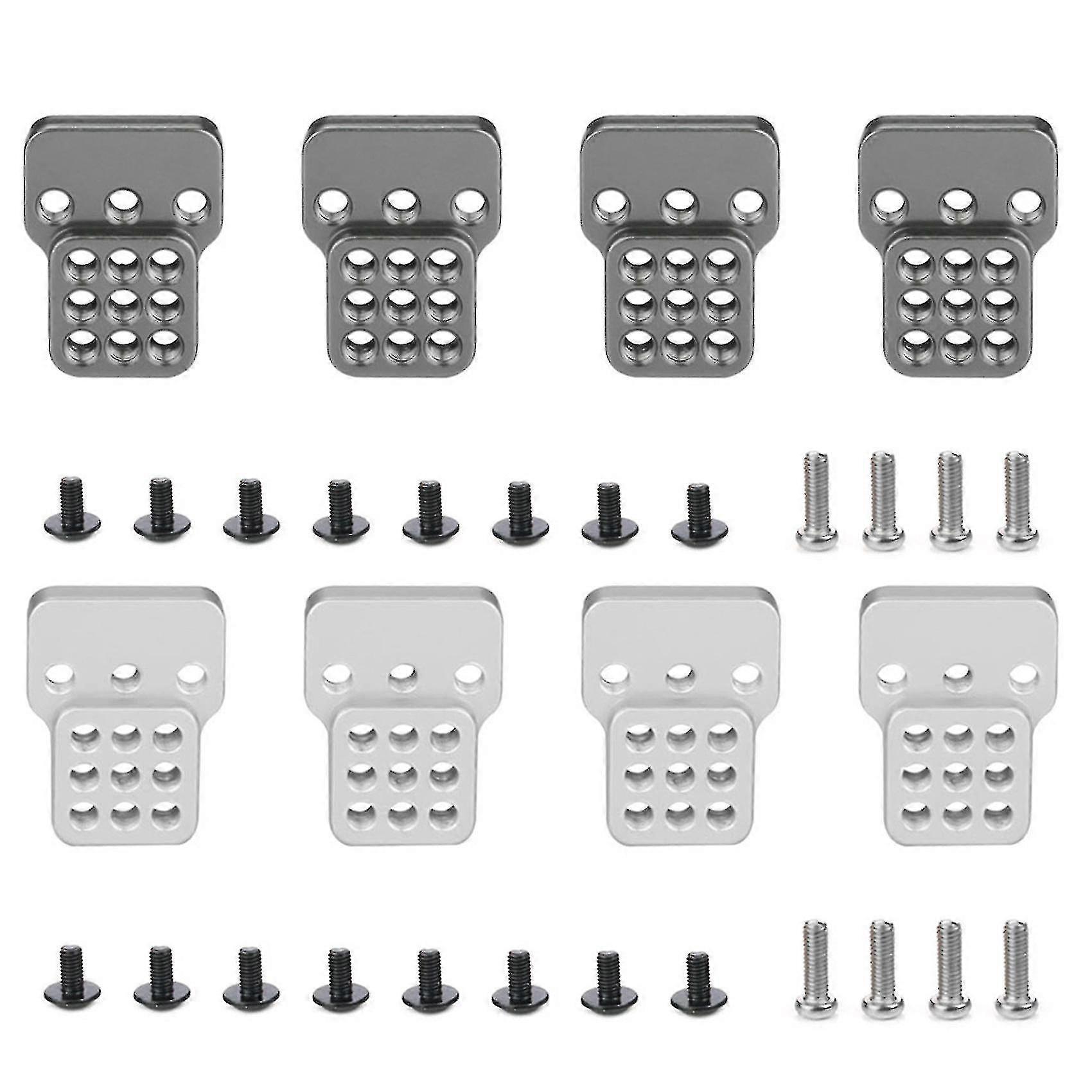 Metal Adjustable Shock Absorber Bracket Extender Seat, Silver