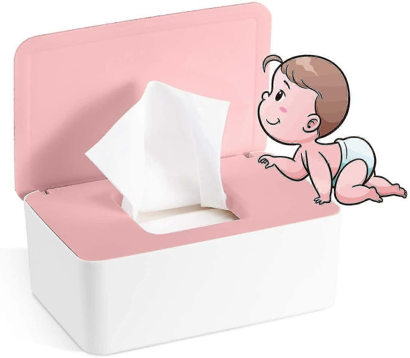 Wet Wipes With Lid, Wet Wipes Dispenser Box, Wet Tissue Box With Lid, For   Storage Tissue Simple Style Decoration