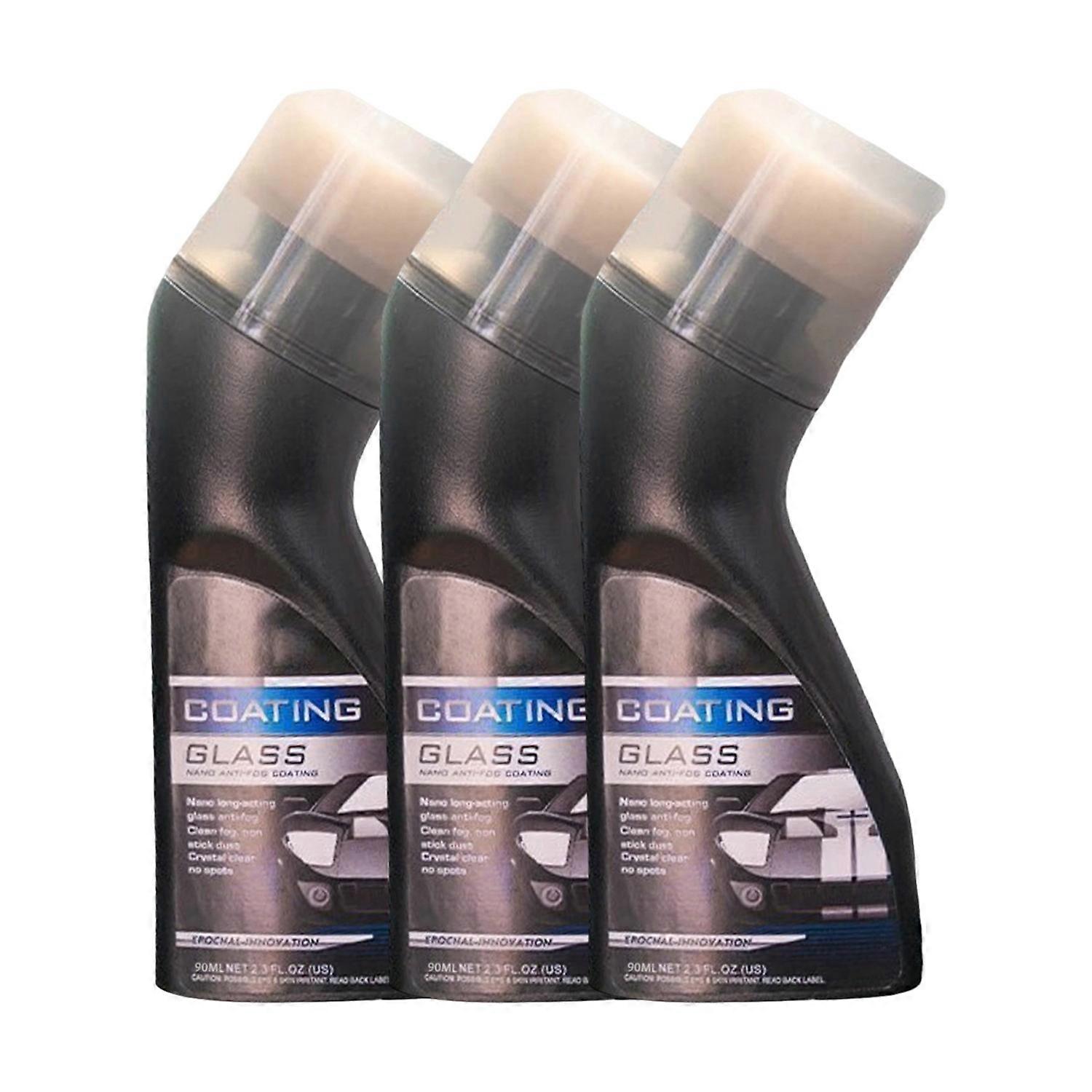 1/2/3/4/5Pcs Anti-Fog Car Glass Cleaner 90ml Defogging Agent with Applicator Long-Lasting Protection