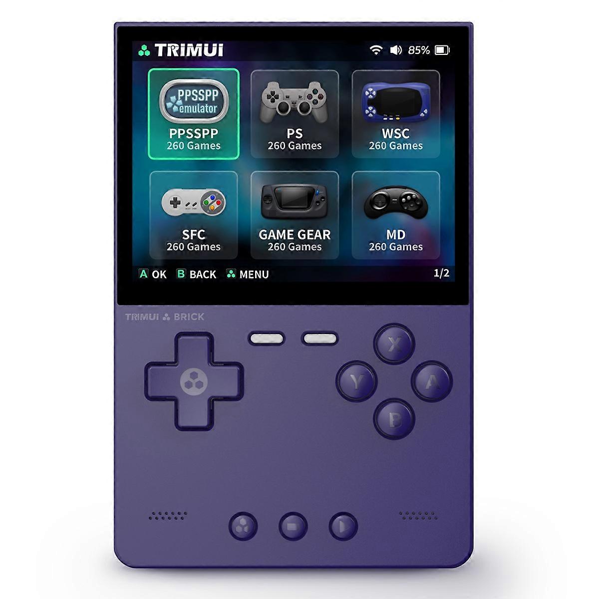 AMPOWN TRIMUI BRICK Handheld Game Console 3.2 inch IPS Screen Open Source Arcade Retro Game Device -