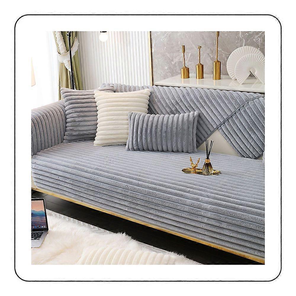 Velvet sofa cover, sofa protector, non-slip, corner sofa, pets, dog, couch cover