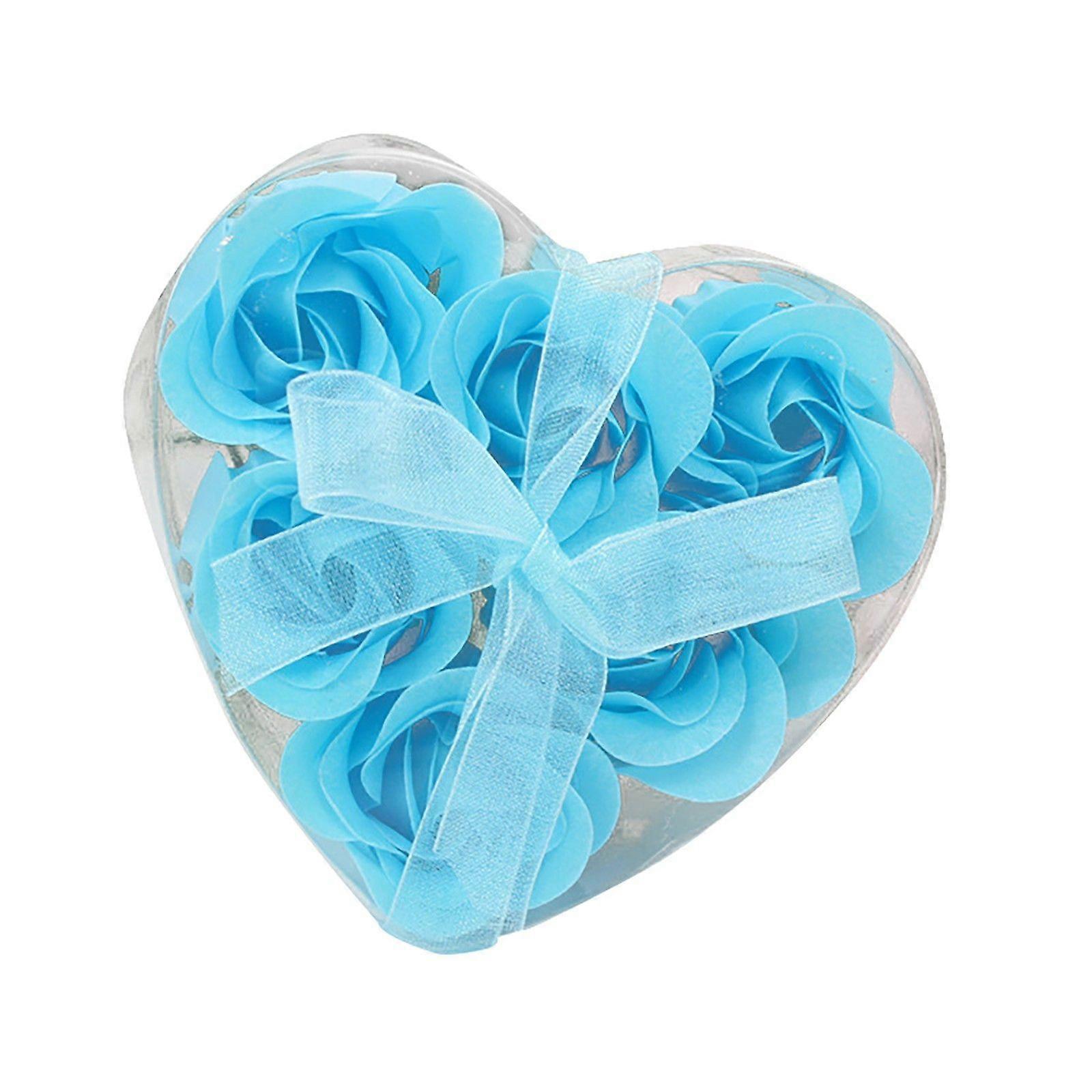 Petits cadeaux pratiques Coffret cadeau fleur de savon en forme de cœur Cadeau créatif pour la Saint-Valentin