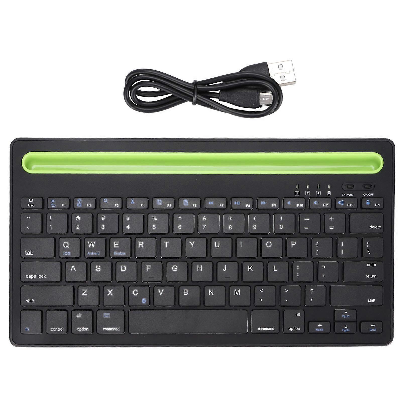 Wireless Keyboard with 2 Channel Type Multi-System Compatibility for Comfortable Gaming