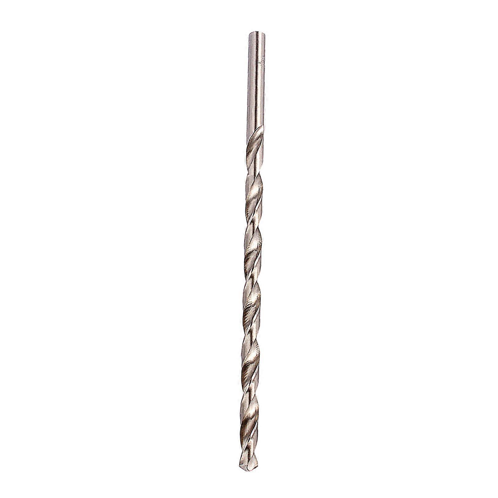 Qukaim HSS Extra Long Shank Twist Drill 8mm HSS Extra Long Twist Drill Bit, 200mm Straight Shank Auger Drill, Spiral Drill for Wood and Metal,